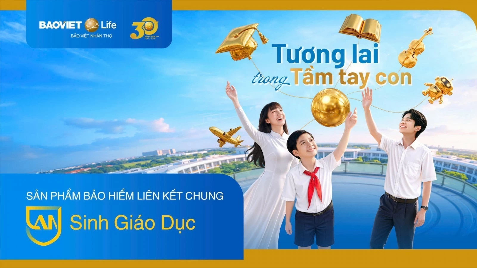 Bảo Việt Nhân thọ ra mắt phiên bản mới “An sinh giáo dục” – tiếp nối 30 năm đồng hành cùng tương lai các thế hệ Việt Bảo Việt Nhân thọ ra mắt phiên bản mới “An sinh giáo dục” – tiếp nối 30 năm đồng hành cùng tương lai các thế hệ Việt