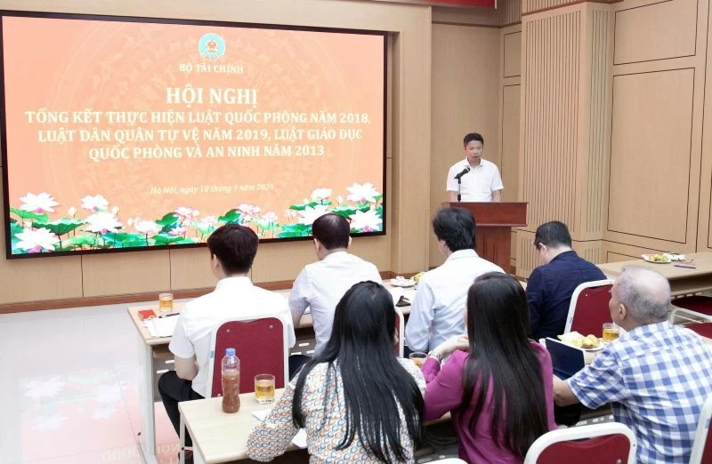 Bộ Tài chính tổng kết thực hiện 3 luật quốc phòng trước yêu cầu mới Bộ Tài chính tổng kết thực hiện 3 luật quốc phòng trước yêu cầu mới