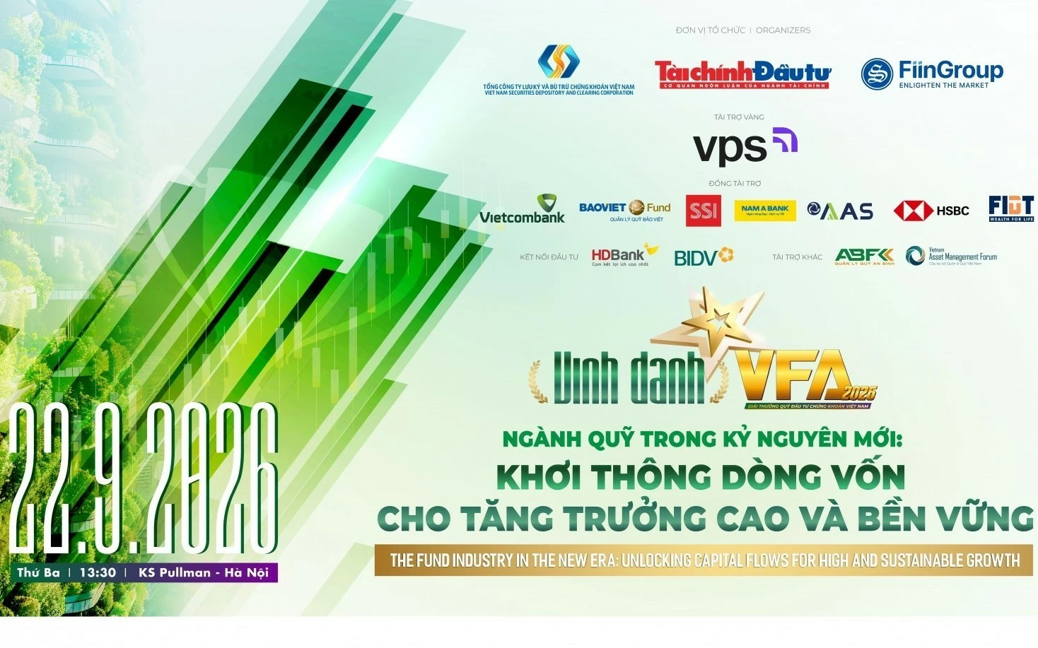 ngay 22 9 dien ra le trao giai thuong quy dau tu chung khoan viet nam mua dau tien vfa 2026