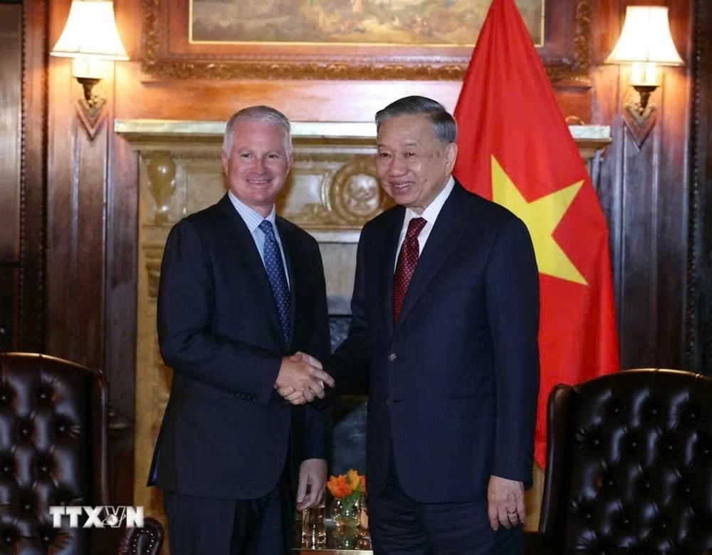 Tổng Bí thư, Chủ tịch nước Tô Lâm tiếp lãnh đạo một số tập đoàn Hoa Kỳ Tổng Bí thư, Chủ tịch nước Tô Lâm tiếp lãnh đạo một số tập đoàn Hoa Kỳ