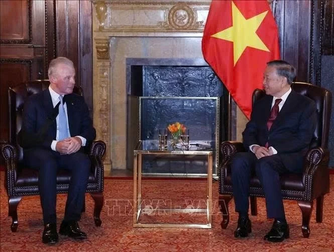 Tổng Bí thư, Chủ tịch nước Tô Lâm tiếp lãnh đạo một số tập đoàn Hoa Kỳ Tổng Bí thư, Chủ tịch nước Tô Lâm tiếp lãnh đạo một số tập đoàn Hoa Kỳ
