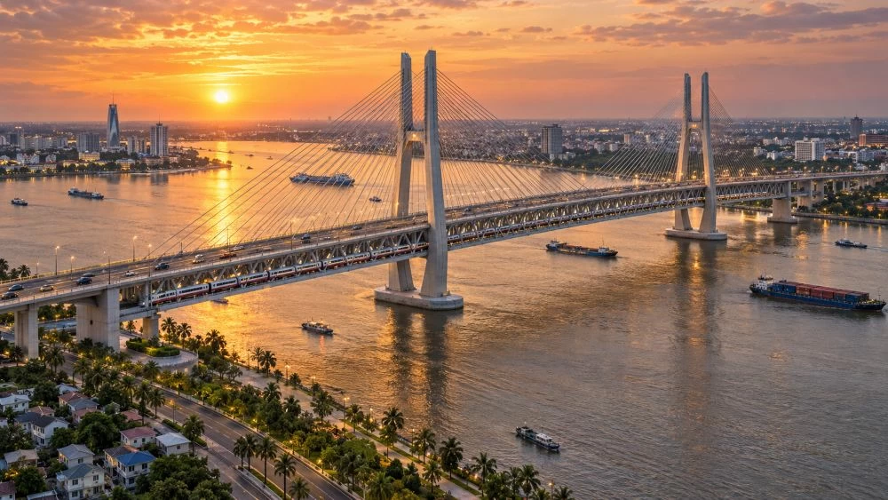 Phối cảnh cầu Cần Thơ 2.