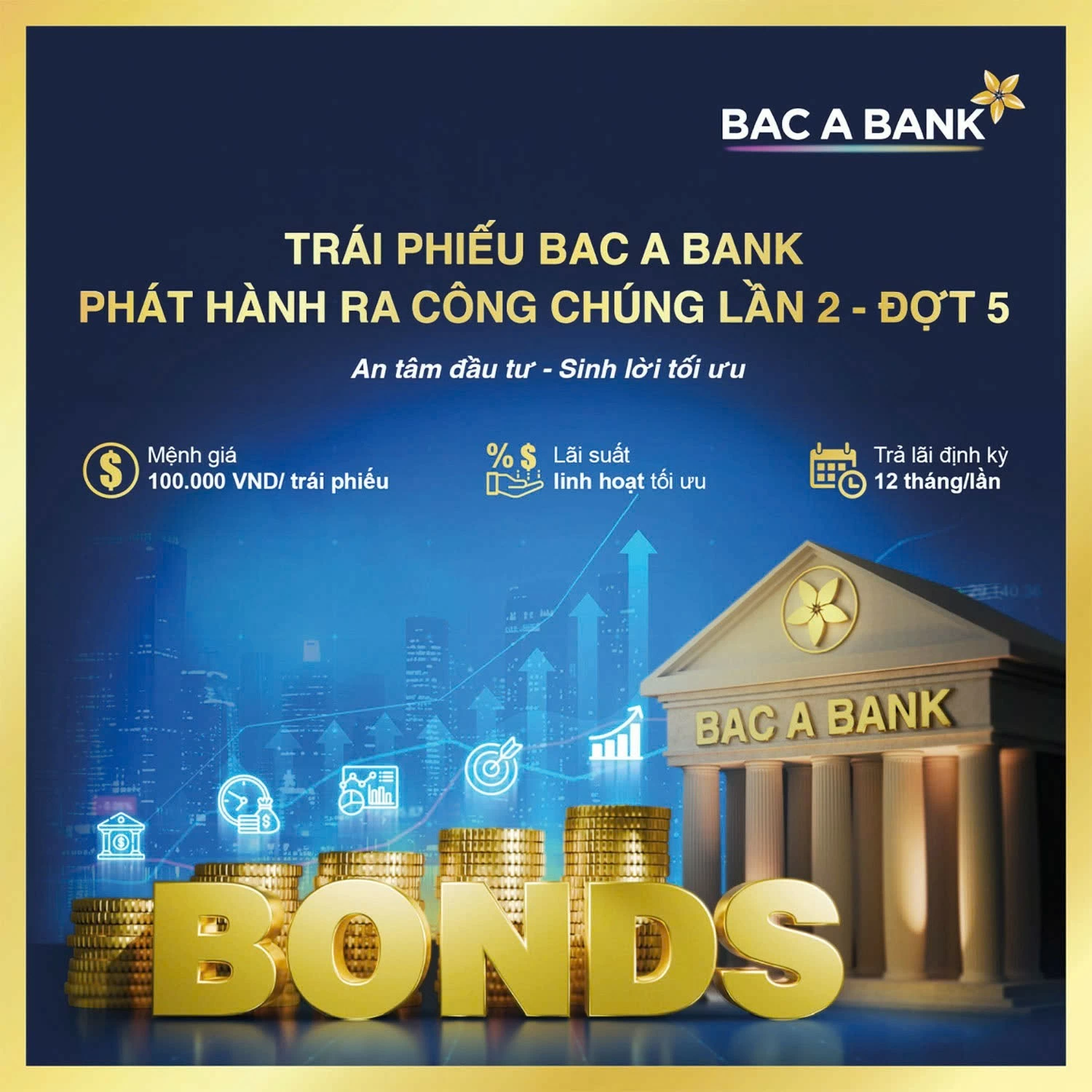 BAC A BANK tiếp tục chào bán trái phiếu ra công chúng, đa dạng lựa chọn đầu tư