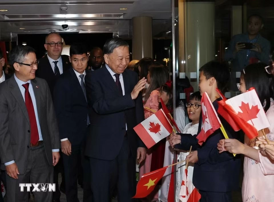 Tổng Bí thư, Chủ tịch nước Tô Lâm bắt đầu chuyến thăm cấp Nhà nước tới Canada