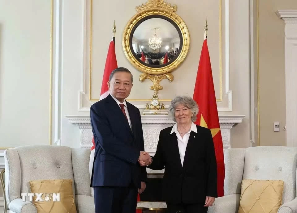 Tổng Bí thư, Chủ tịch nước Tô Lâm hội kiến với Toàn quyền Canada Louise Arbour