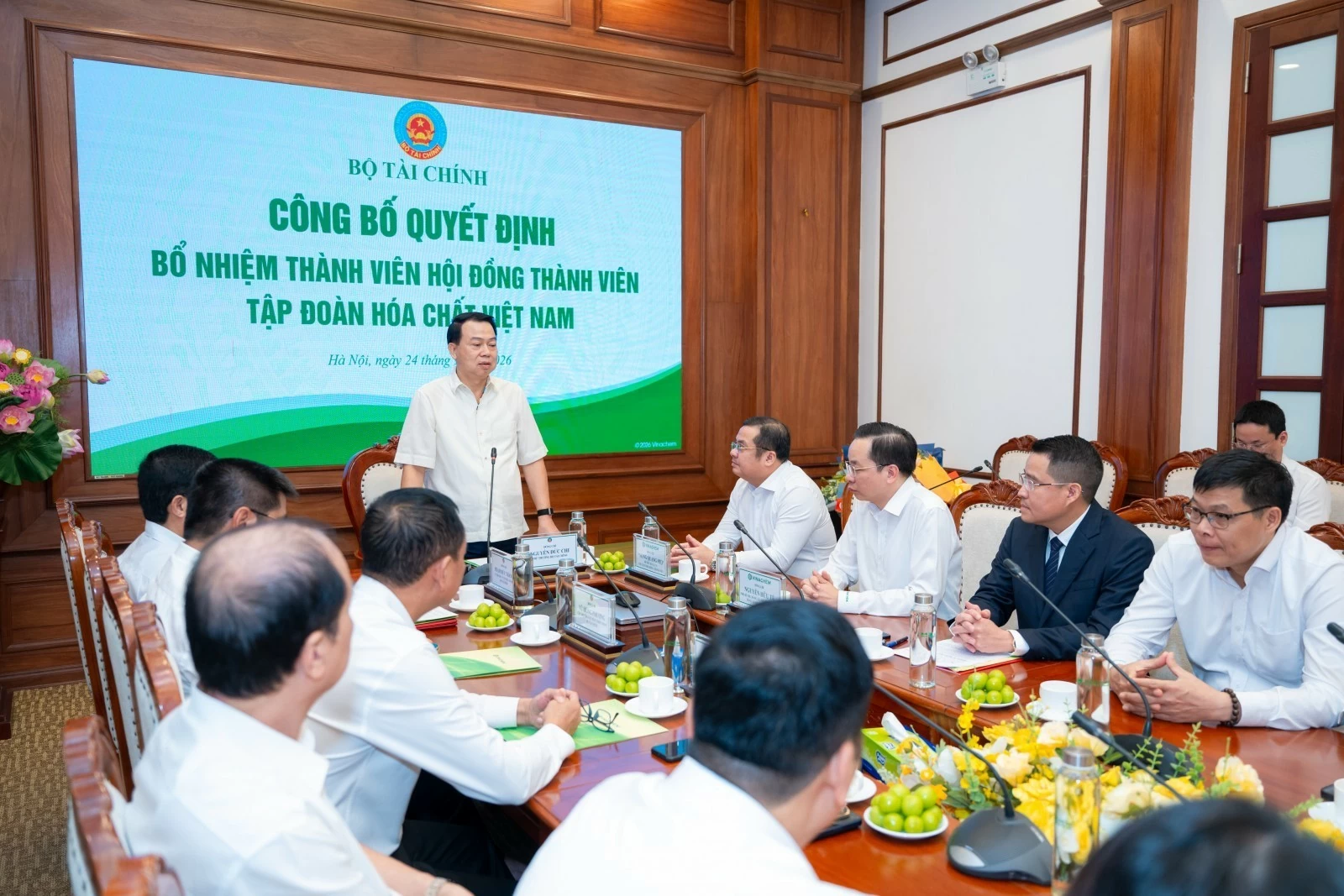 Công bố quyết định bổ nhiệm Thành viên Hội đồng thành viên Tập đoàn Hóa chất Việt Nam