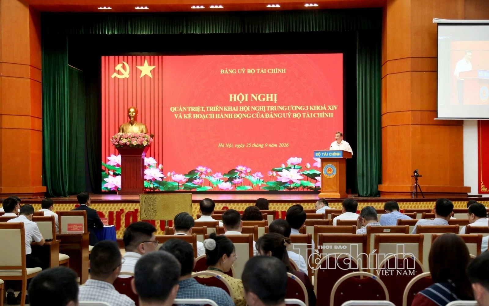 dang uy bo tai chinh quan triet chuong trinh ke hoach hanh dong thuc hien cac nghi quyet ket luan hoi nghi trung uong