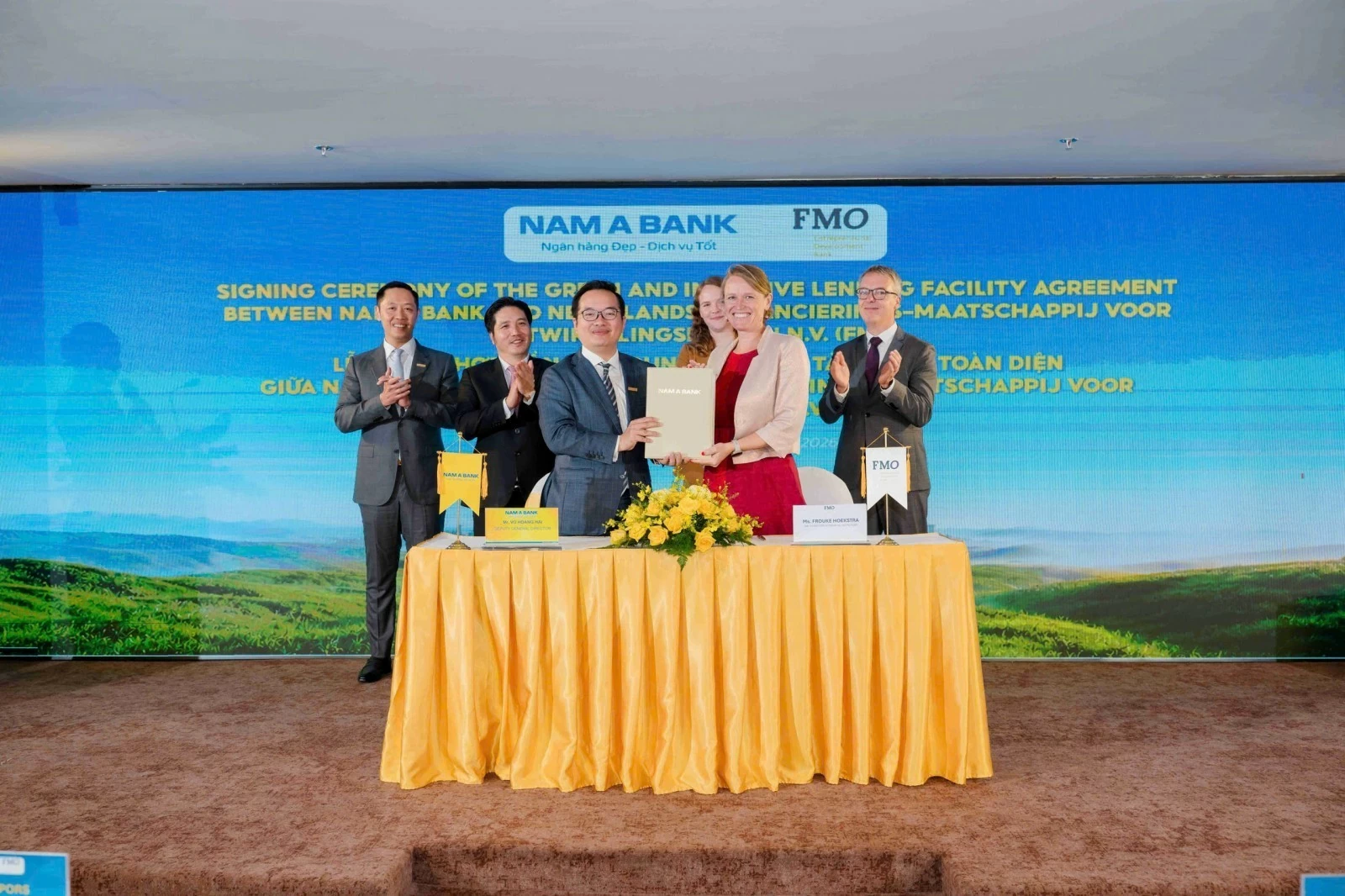 Nam Á Bank nhận khoản tài trợ 60 triệu USD từ FMO, tiếp tục mở rộng dòng vốn xanh quốc tế Nam Á Bank nhận khoản tài trợ 60 triệu USD từ FMO, tiếp tục mở rộng dòng vốn xanh quốc tế