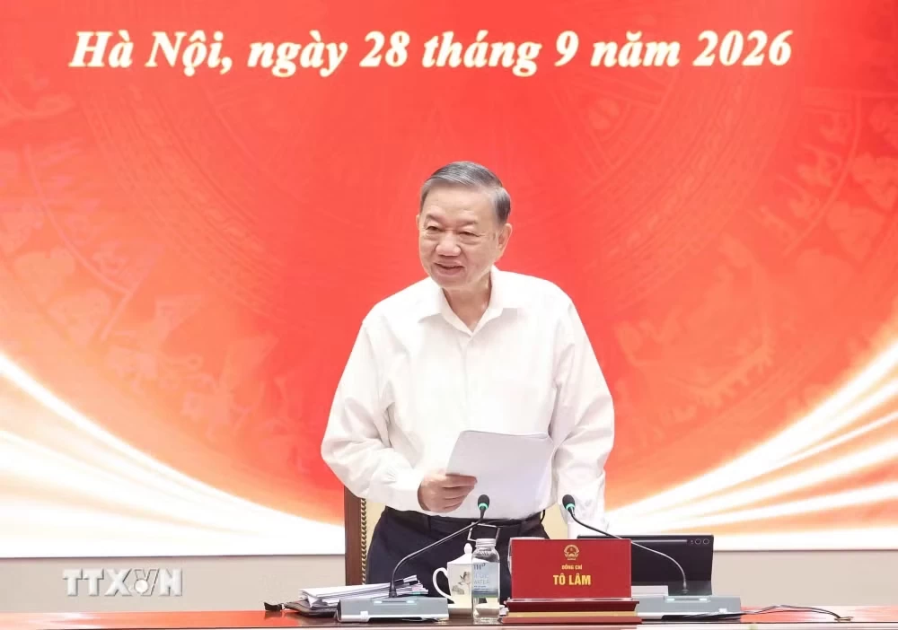 Tổng Bí thư, Chủ tịch nước Tô Lâm: Xây dựng pháp luật và thực thi pháp luật phải là một chỉnh thể thống nhất Tổng Bí thư, Chủ tịch nước Tô Lâm: Xây dựng pháp luật và thực thi pháp luật phải là một chỉnh thể thống nhất