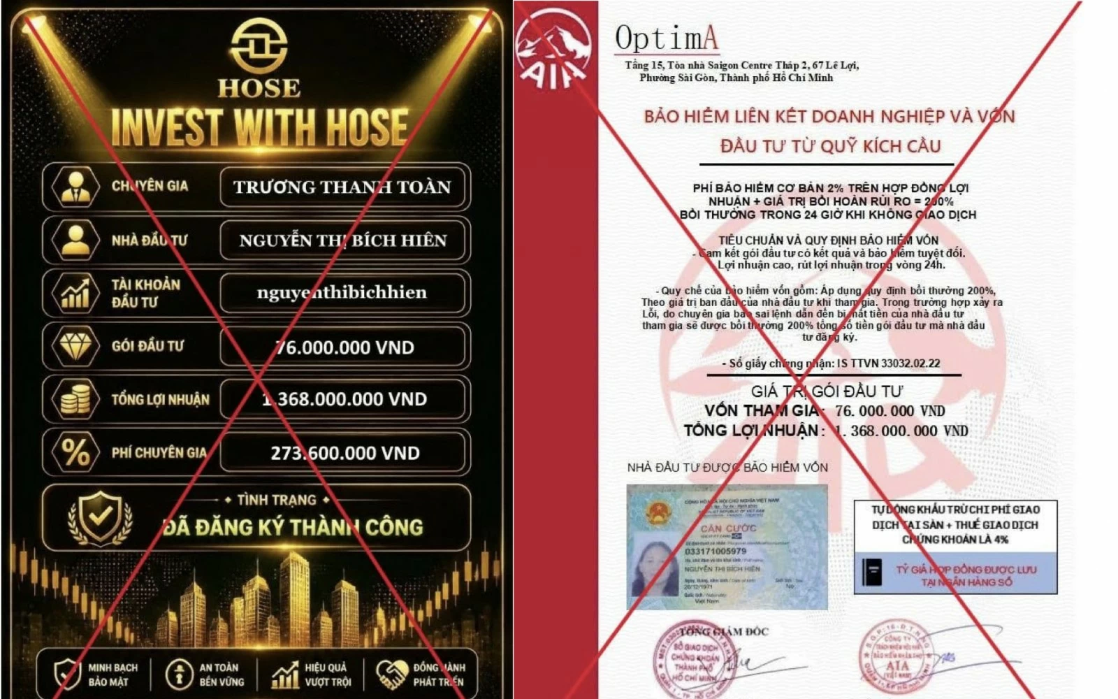 hose canh bao thu doan gia mao de lua dao nha dau tu