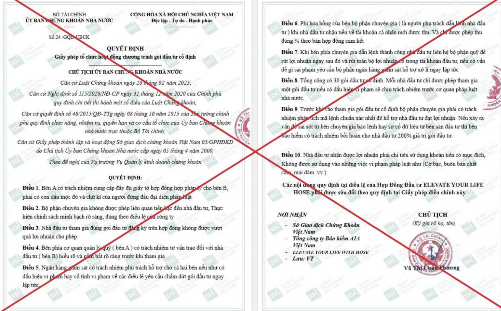 HOSE cảnh báo thủ đoạn giả mạo để lừa đảo nhà đầu tư
