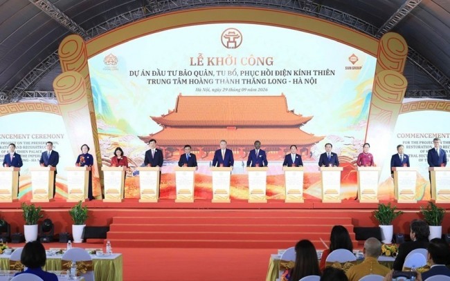 Hà Nội: Khởi công Dự án đầu tư bảo quản, tu bổ, phục hồi Điện Kính Thiên
