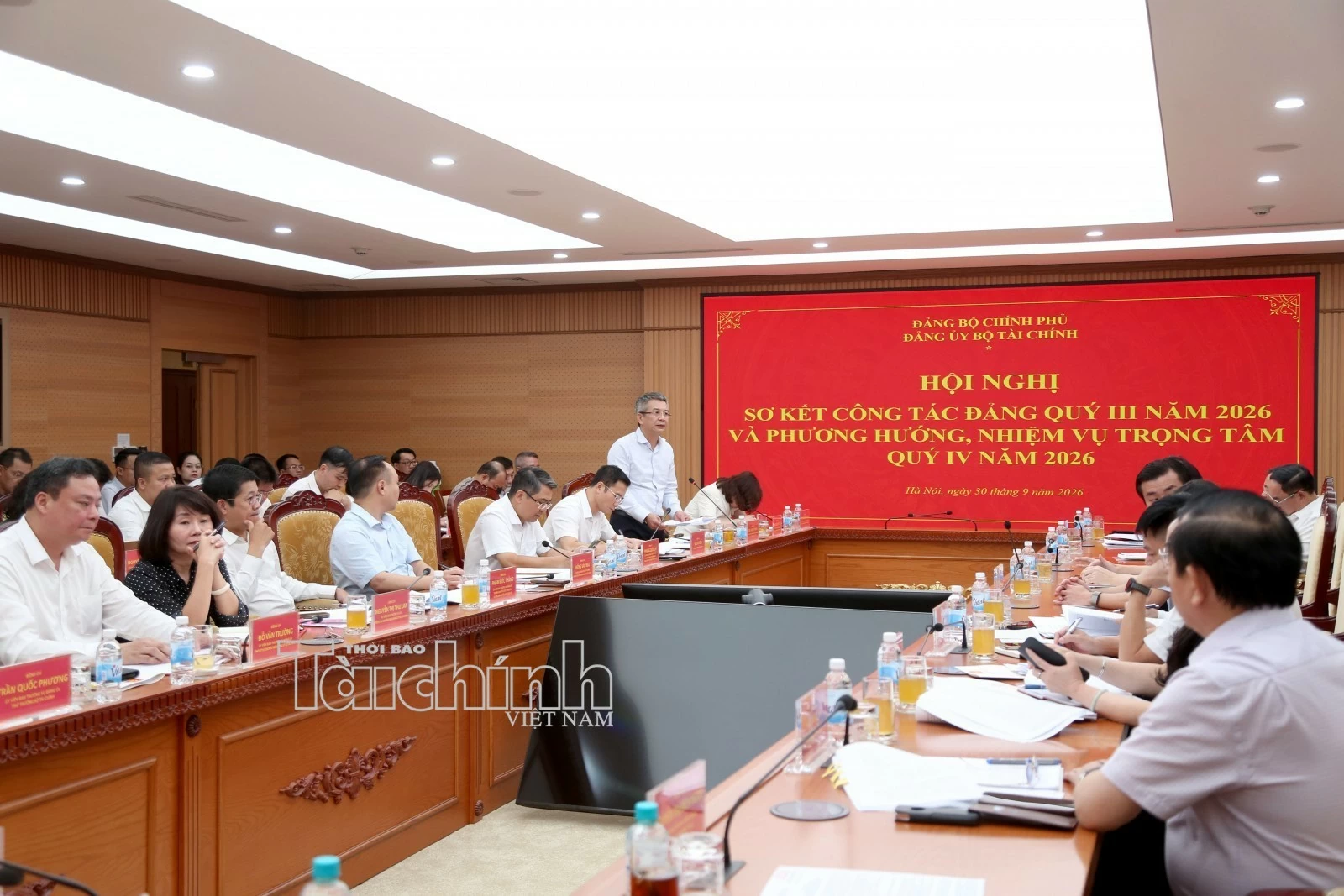 Đảng ủy Bộ Tài chính tổ chức Hội nghị sơ kết công tác đảng quý III năm 2026 Đảng ủy Bộ Tài chính tổ chức Hội nghị sơ kết công tác đảng quý III năm 2026