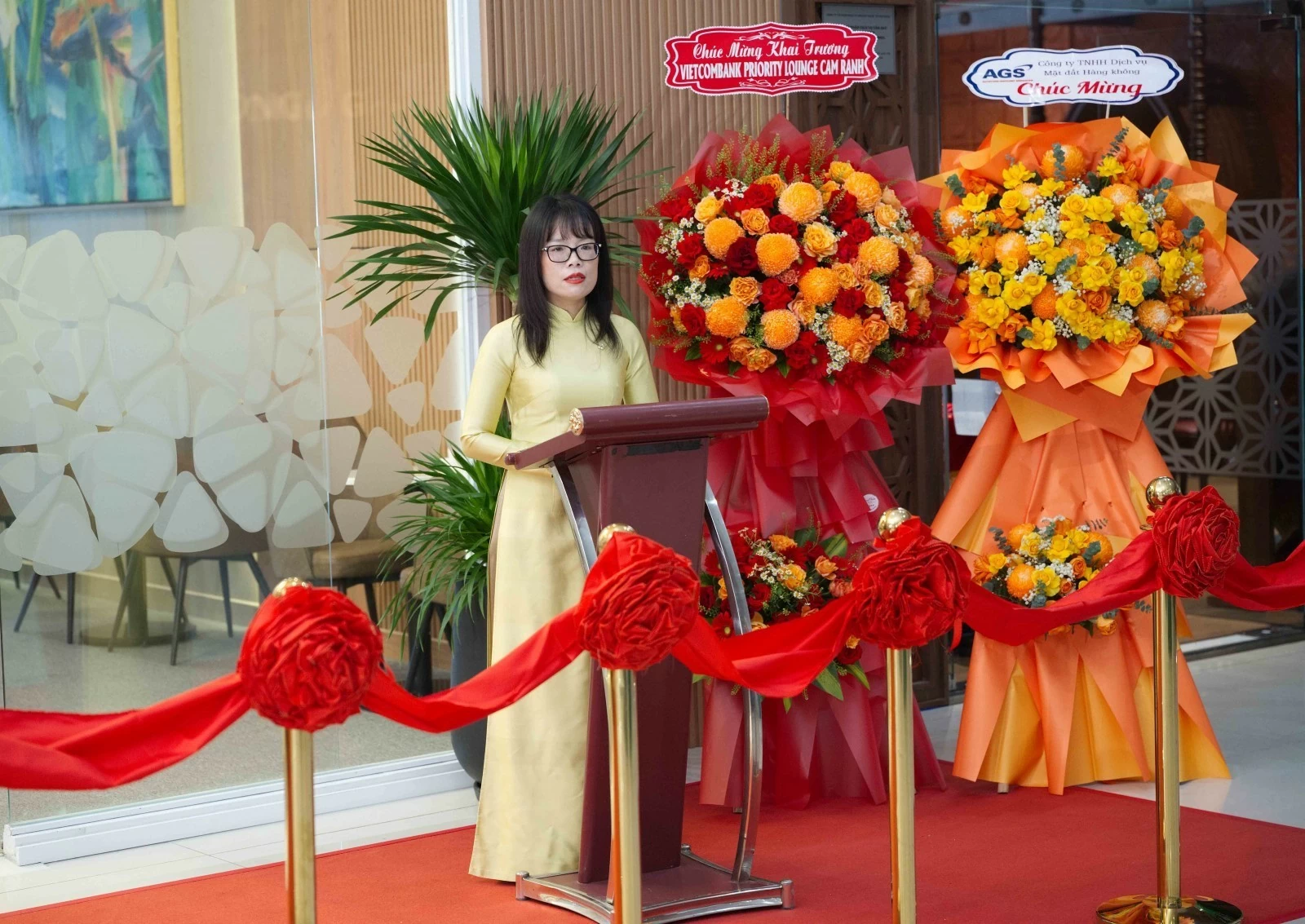 Vietcombank khai trương phòng chờ Vietcombank Priority Lounge tại Cam Ranh
