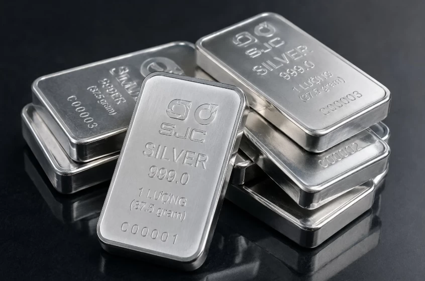 Ngày 5/10: Giá bạc trong nước và thế giới đồng loạt tăng