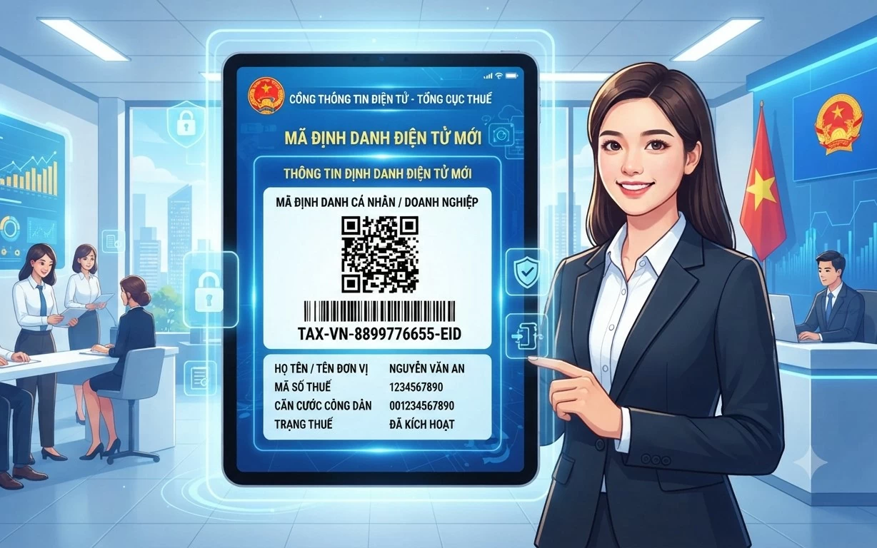 34 thue tinh thanh pho va 350 thue co so dung ma dinh danh dien tu moi tu thang 10 2026