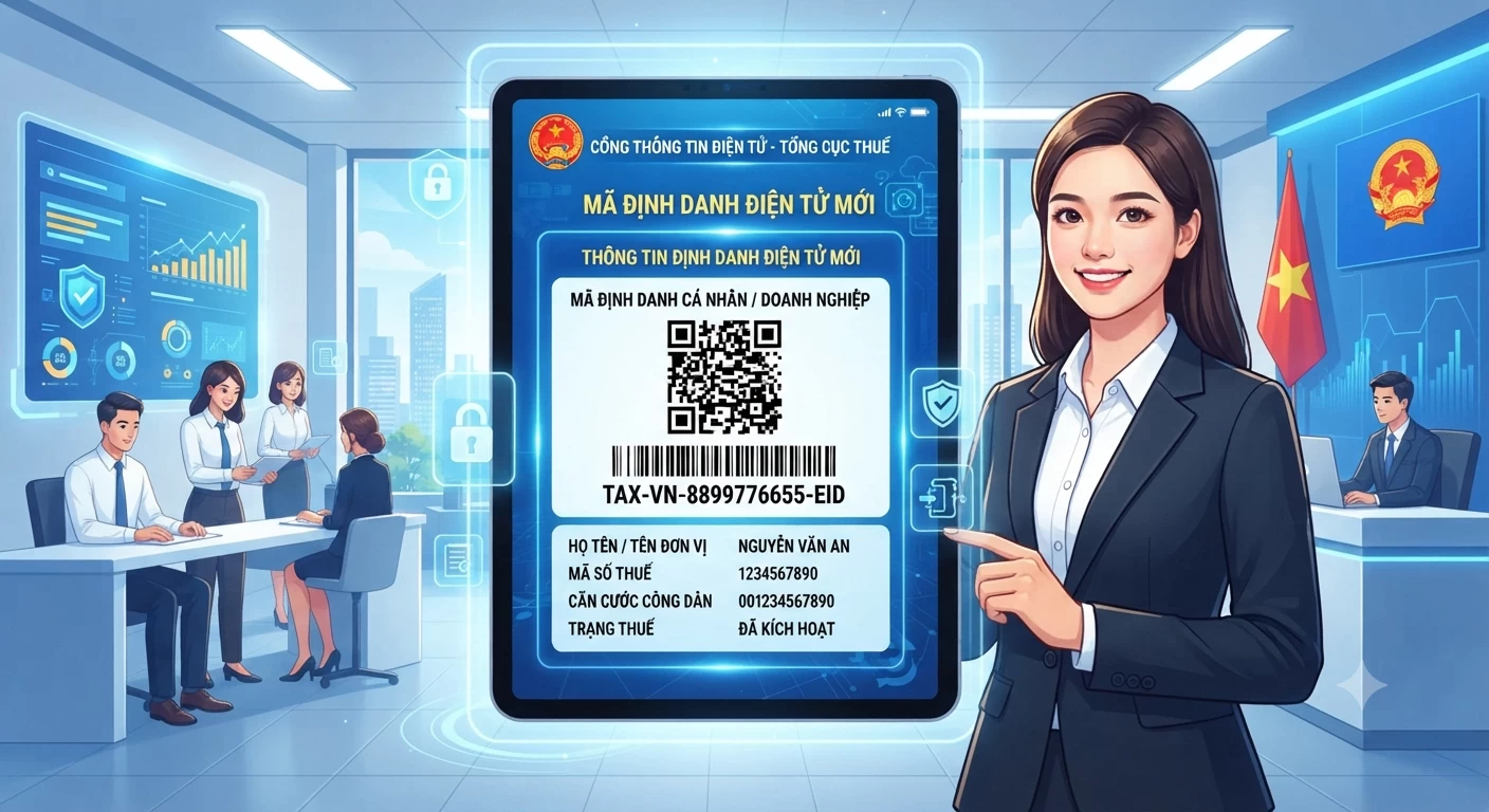 Từ tháng 1/10/2026: 384 cơ quan thuế trên cả nước dùng mã định danh điện tử mới 34 thuế tỉnh, thành phố và 350 thuế cơ sở dùng mã định danh điện tử mới từ tháng 10/2026