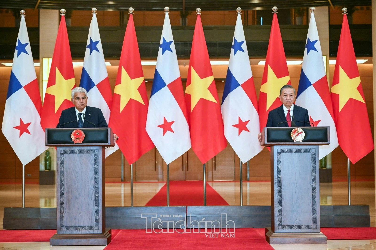 Tổng Bí thư, Chủ tịch nước Tô Lâm và Tổng thống Panama gặp gỡ báo chí sau hội đàm