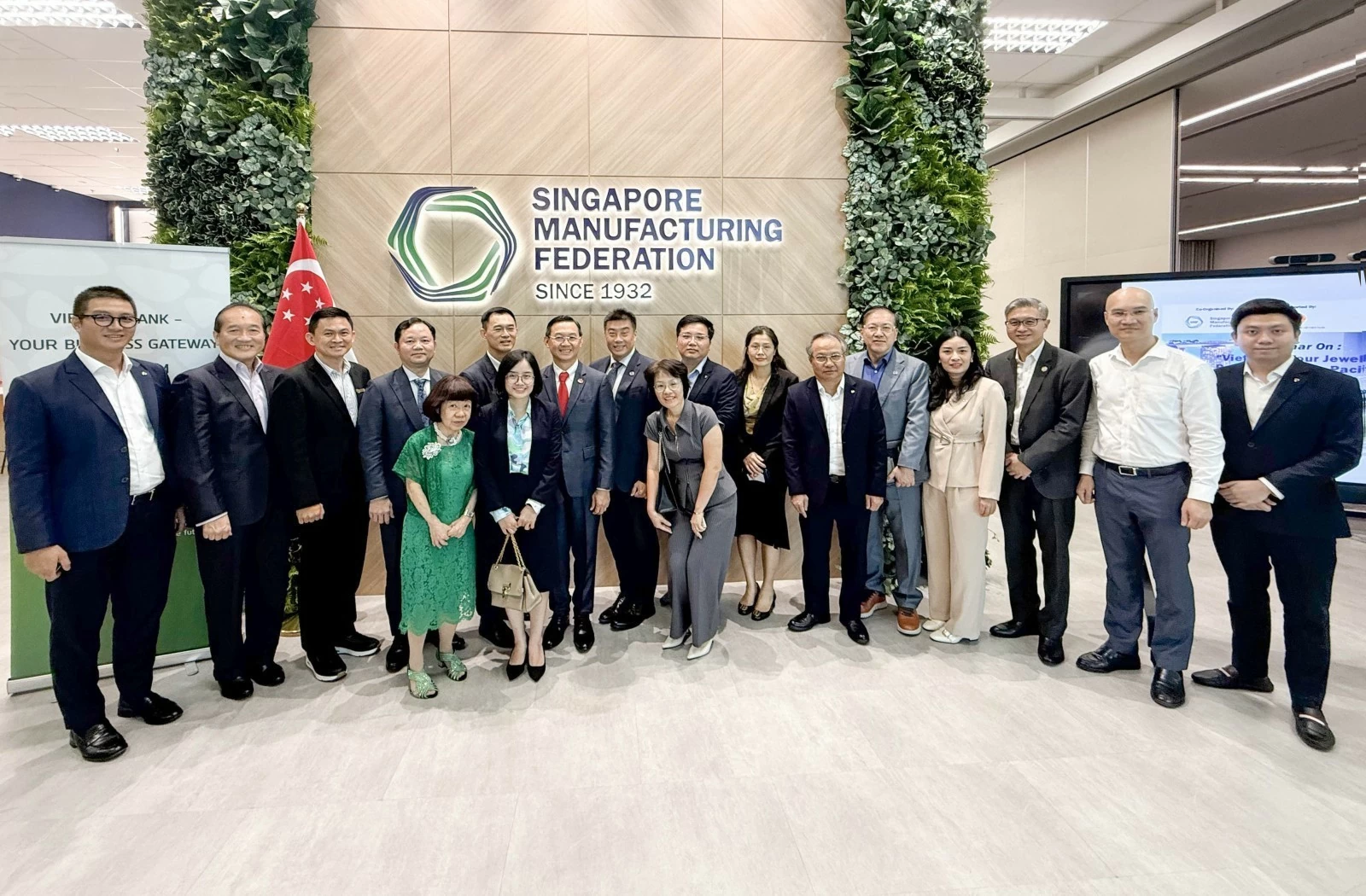Vietcombank - Kết nối các nhà đầu tư Singapore với cơ hội mở rộng đầu tư tại Việt Nam