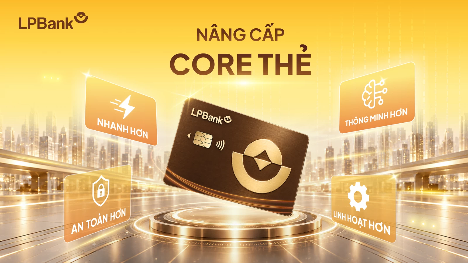 LPBank hoàn thành nâng cấp Core Thẻ giai đoạn 1, nâng tầm trải nghiệm thanh toán số LPBank hoàn thành nâng cấp Core Thẻ giai đoạn 1, nâng tầm trải nghiệm thanh toán số