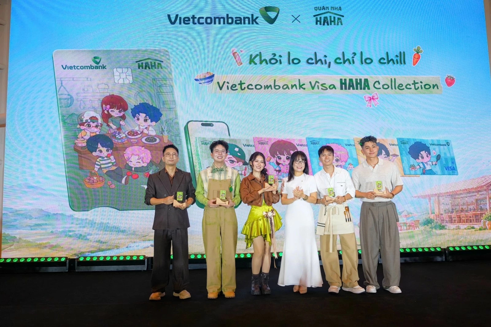 Vietcombank đồng đầu tư Quán Nhà Haha, đưa dàn nghệ sĩ lên bộ sưu tập thiết kế thẻ độc quyền Vietcombank đồng đầu tư Quán Nhà Haha, đưa dàn nghệ sĩ lên bộ sưu tập thiết kế thẻ độc quyền