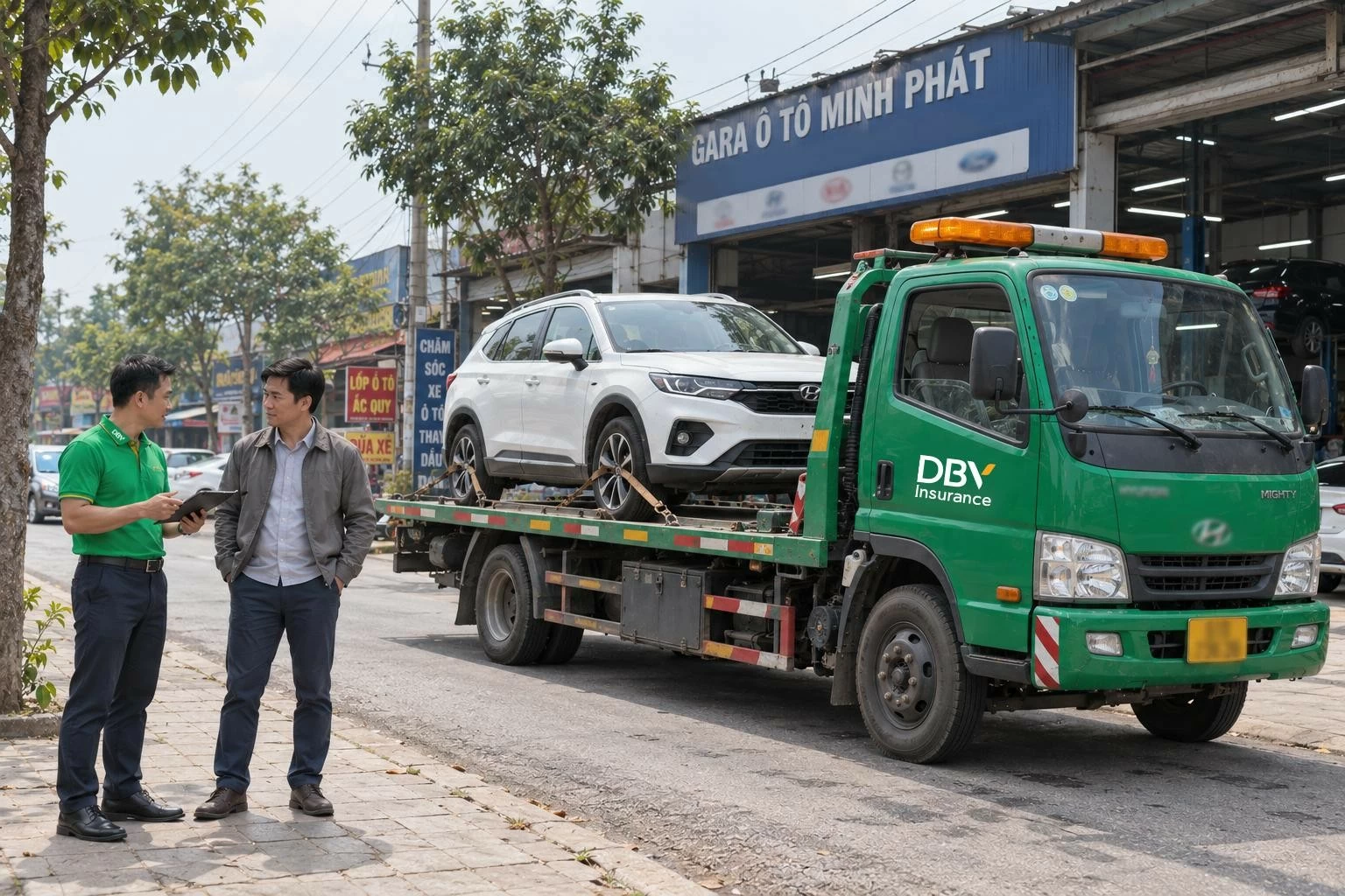Bảo hiểm DBV tặng dịch vụ hỗ trợ khẩn cấp trên đường cho khách hàng