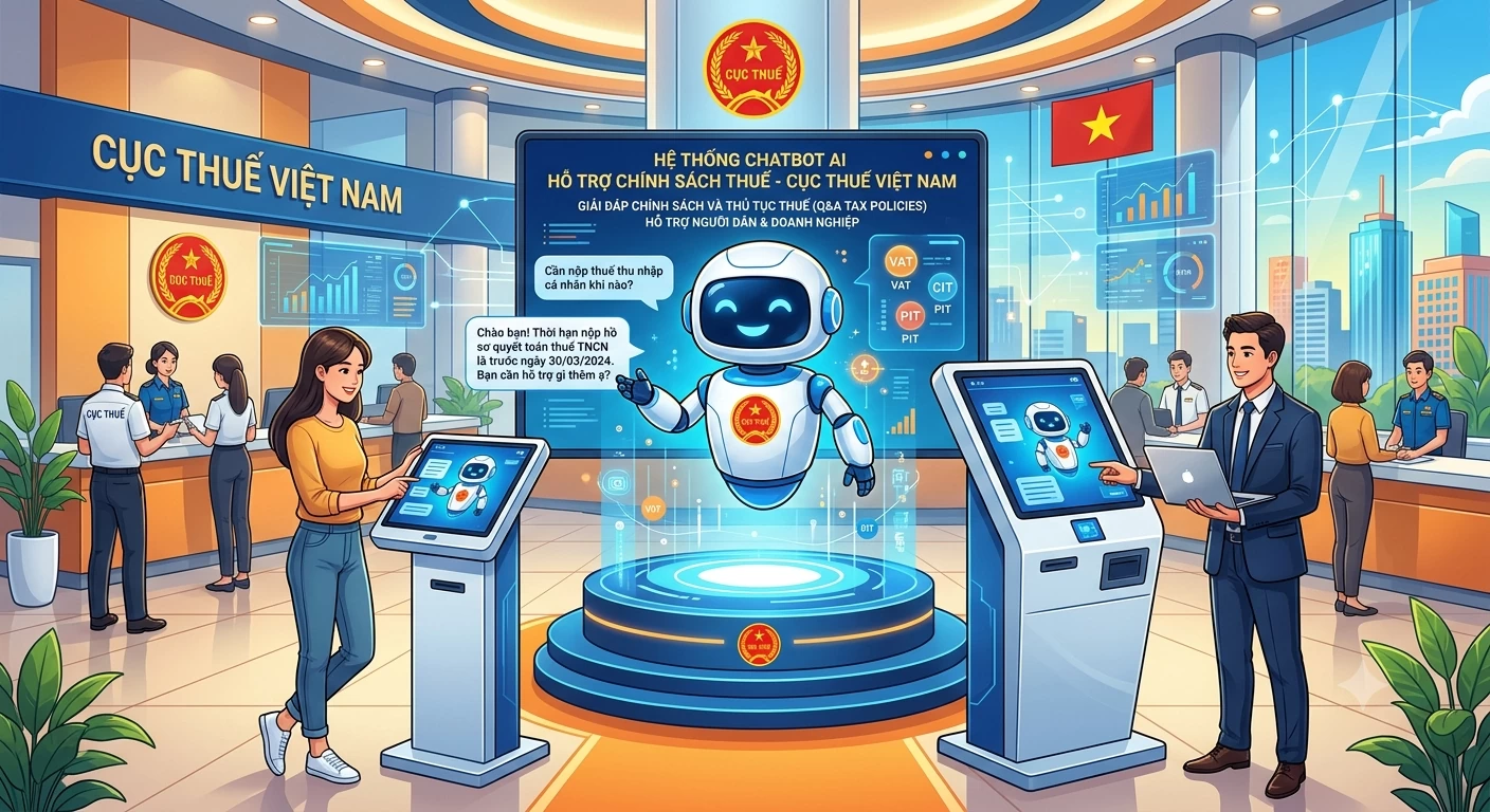 Cục Thuế đưa Chatbot AI vào hỗ trợ hỏi đáp chính sách thuế Cục Thuế đưa Chatbot AI vào hỗ trợ hỏi đáp chính sách thuế