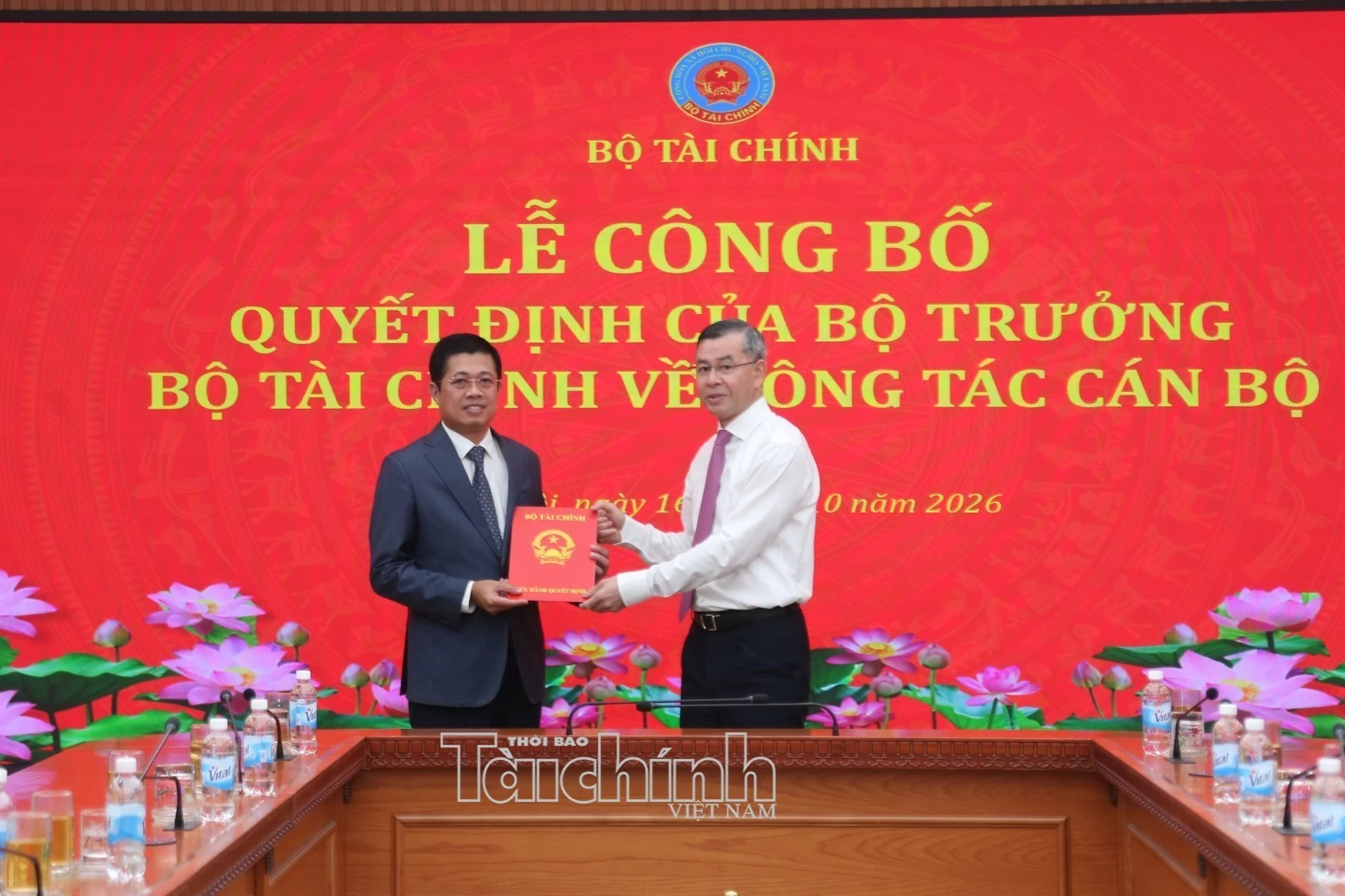 Bộ Tài chính bổ nhiệm Vụ trưởng Vụ Tổ chức cán bộ, Giám đốc Kho bạc Nhà nước Bộ Tài chính bổ nhiệm Vụ trưởng Vụ Tổ chức cán bộ, Giám đốc Kho bạc Nhà nước