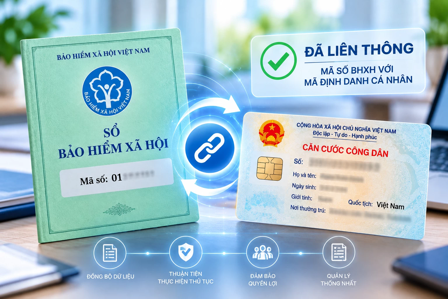 Đã chuyển đổi mã số bảo hiểm xã hội sang số định danh cá nhân/căn cước công dân cho hơn 101,49 triệu người Đã chuyển đổi mã số bảo hiểm xã hội sang số định danh cá nhân/căn cước công dân cho hơn 101,49 triệu người