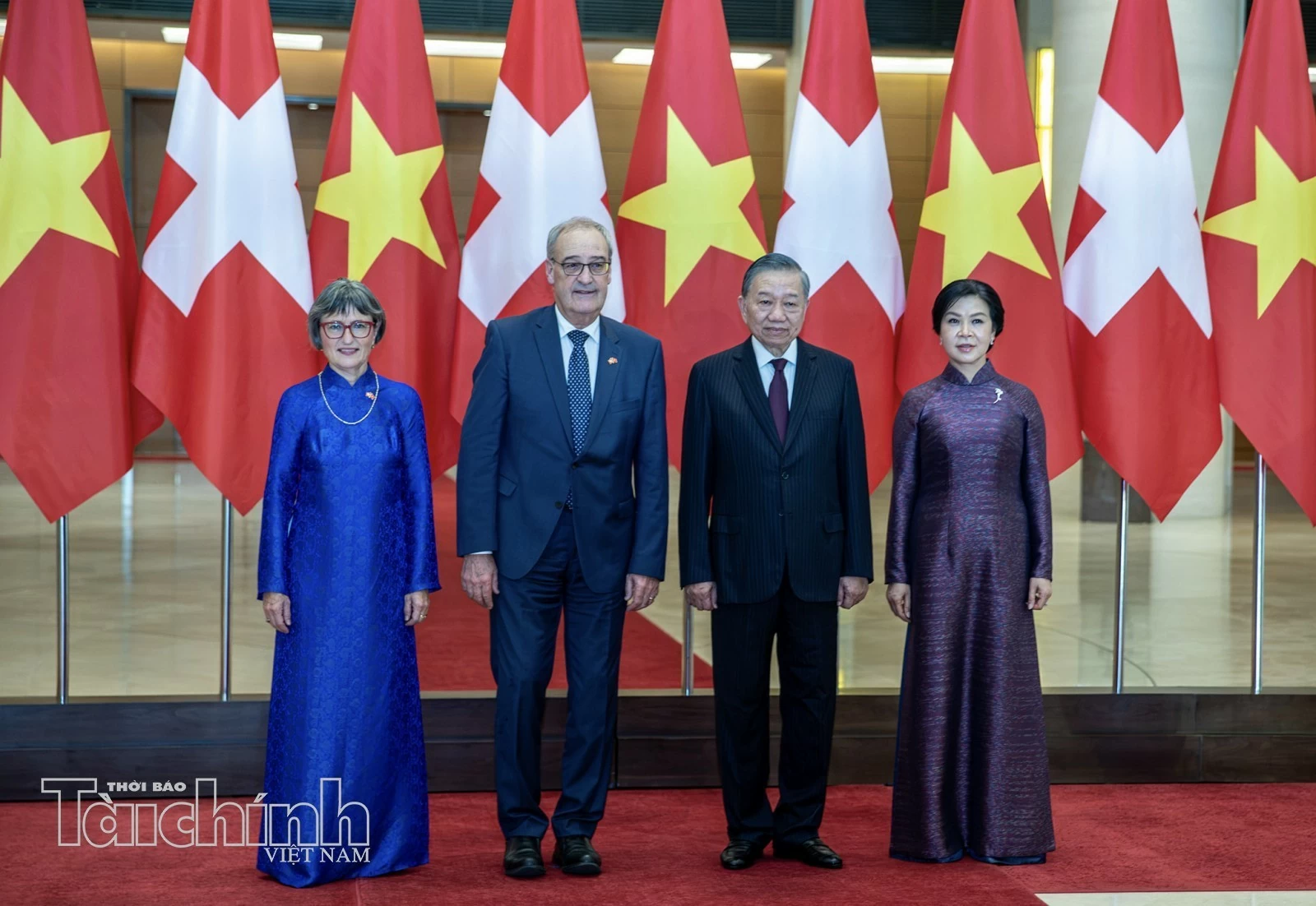 Tổng Bí thư, Chủ tịch nước Tô Lâm đón chính thức Tổng thống Thuỵ Sĩ