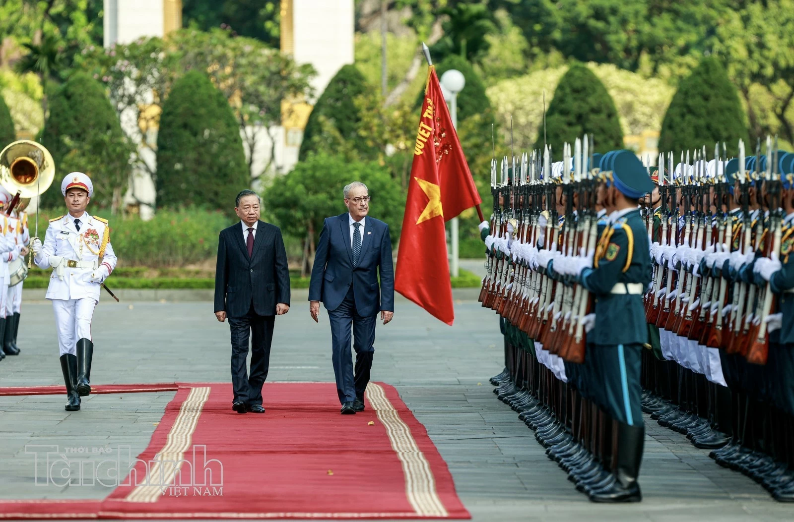 Tổng Bí thư, Chủ tịch nước Tô Lâm đón chính thức Tổng thống Thuỵ Sĩ