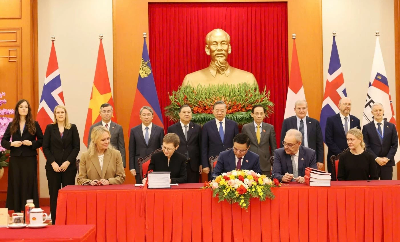 Việt Nam và EFTA chính thức ký Hiệp định Thương mại tự do VEFTA Việt Nam và EFTA chính thức ký Hiệp định Thương mại tự do VEFTA