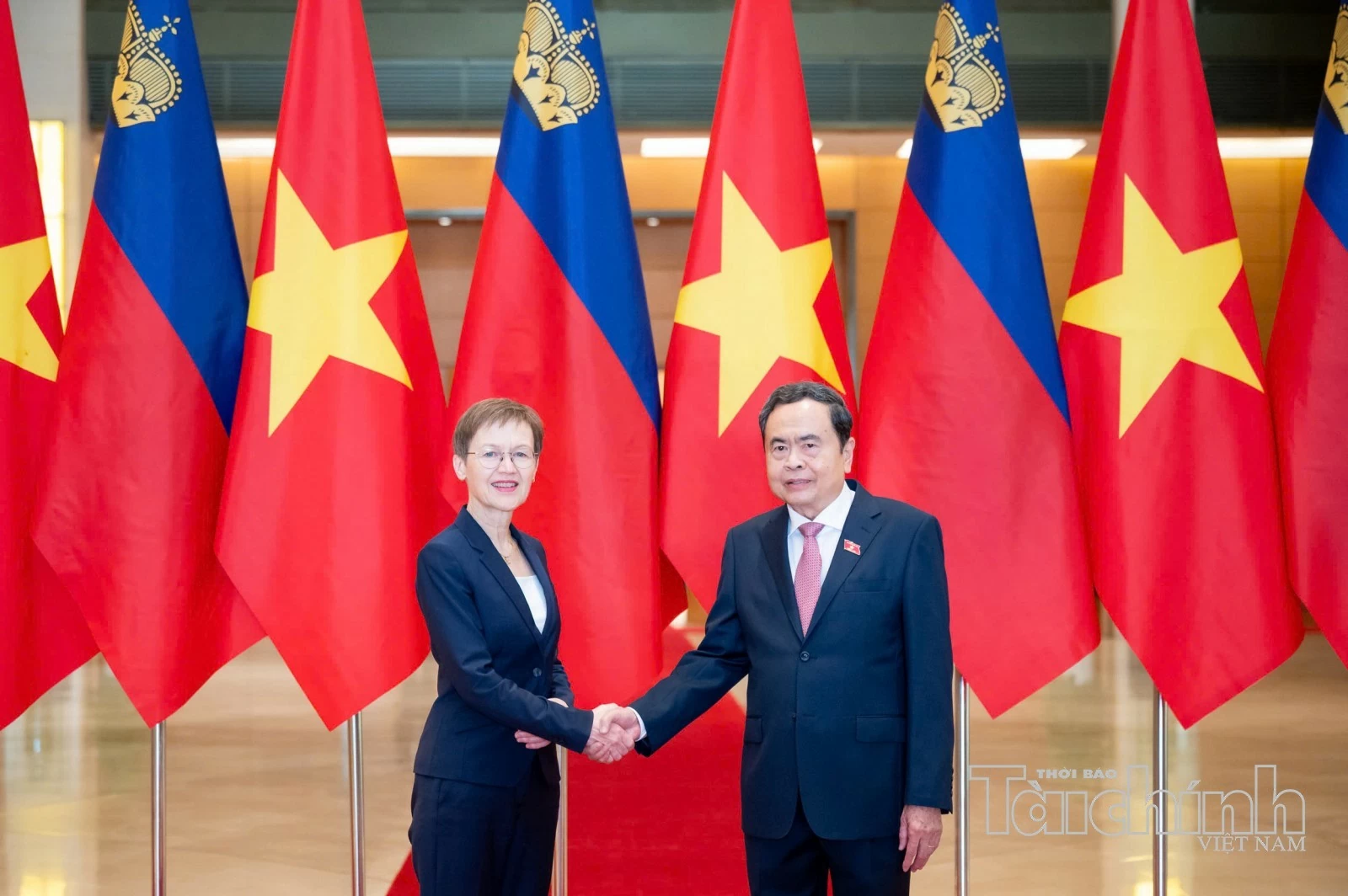 Chủ tịch Quốc hội Trần Thanh Mẫn hội kiến Thủ tướng Liechtenstein