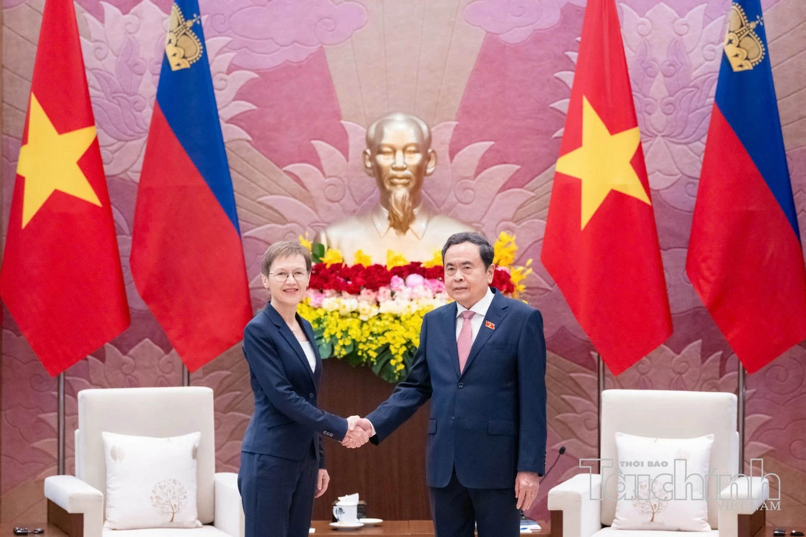 Chủ tịch Quốc hội Trần Thanh Mẫn hội kiến Thủ tướng Liechtenstein