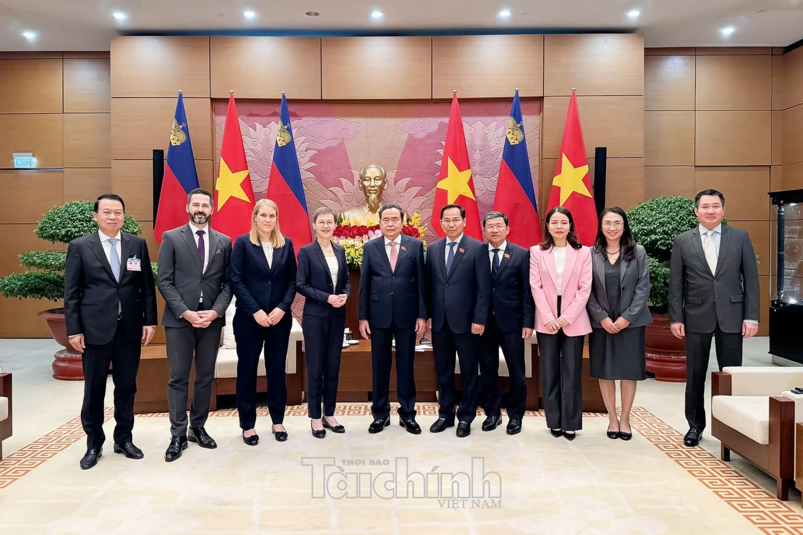 Chủ tịch Quốc hội Trần Thanh Mẫn hội kiến Thủ tướng Liechtenstein