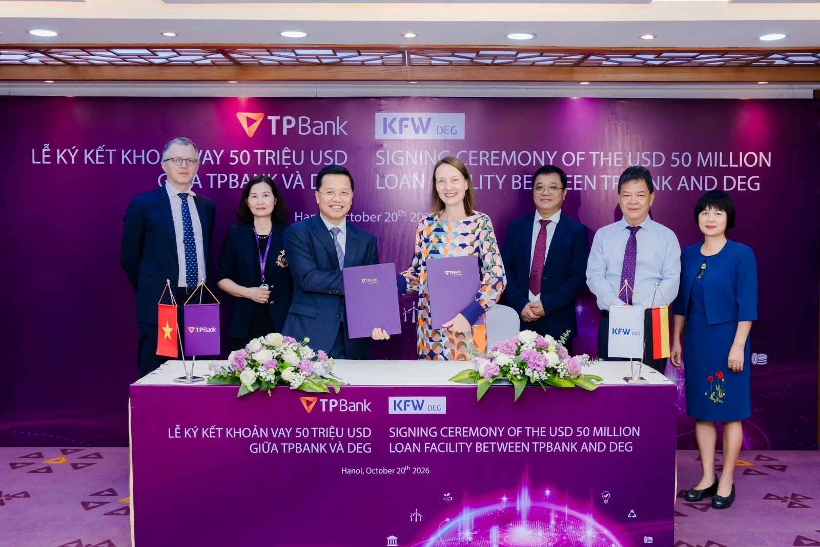 TPBank nhận 50 triệu USD vốn d&agrave;i hạn từ DEG: Tối ưu nguồn vốn quốc tế, th&uacute;c đẩy t&agrave;i ch&iacute;nh xanh