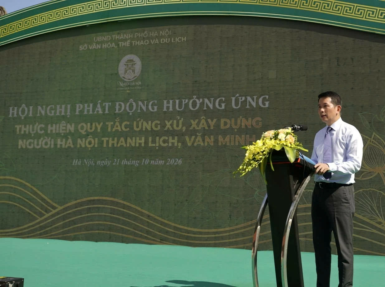Hà Nội phát động xây dựng người Thủ đô thanh lịch, văn minh năm 2026