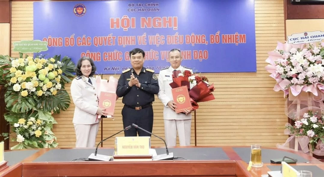 Cục Hải quan có Trưởng ban Tổ chức cán bộ và Chánh Văn phòng mới