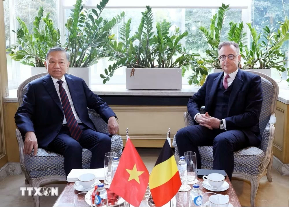 Tổng Bí thư, Chủ tịch nước Tô Lâm hội đàm với Thủ tướng Vương quốc Bỉ Bart De Wever Tổng Bí thư, Chủ tịch nước Tô Lâm hội đàm với Thủ tướng Vương quốc Bỉ Bart De Wever
