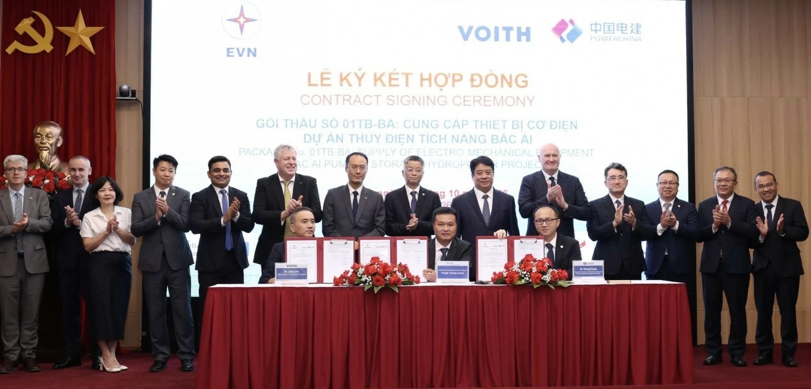 Ký kết gói thầu cung cấp thiết bị cơ điện Dự án thủy điện tích năng Bác Ái, tỉnh Khánh Hòa Ký kết gói thầu cung cấp thiết bị cơ điện Dự án thủy điện tích năng Bác Ái, tỉnh Khánh Hòa