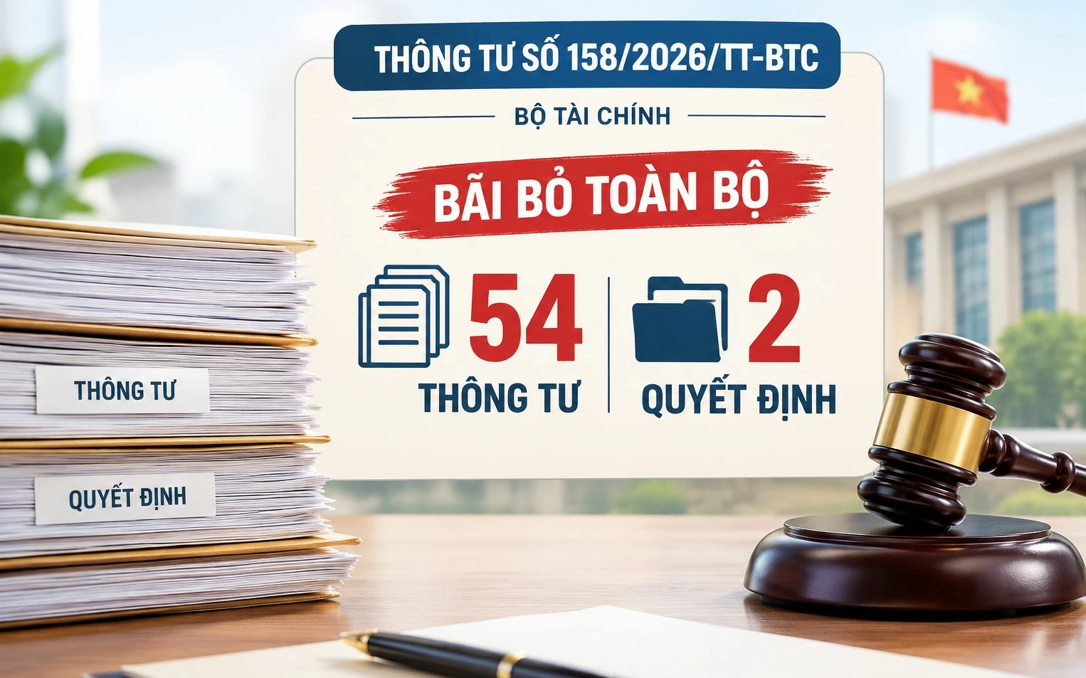 bo tai chinh bai bo mot so van ban quy pham phap luat