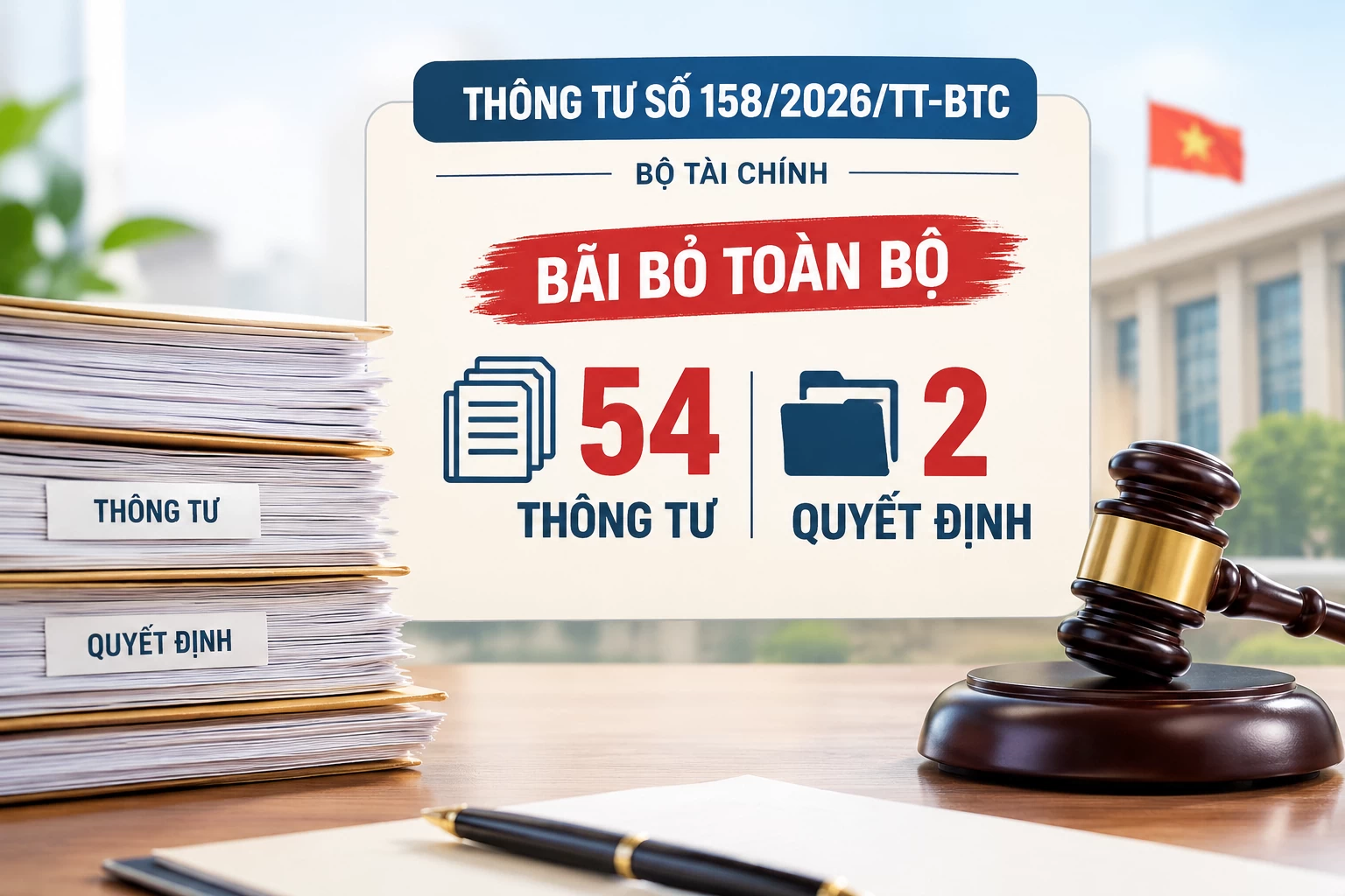 Bộ Tài chính bãi bỏ một số văn bản quy phạm pháp luật