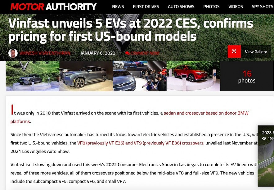 Báo quốc tế: VinFast có thể là Tesla tiếp theo của thế giới