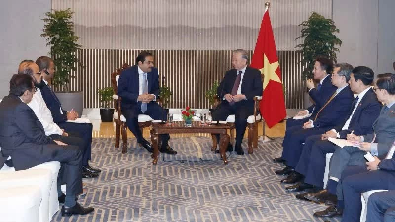 Tổng Bí thư, Chủ tịch nước Tô Lâm tiếp đại diện các tập đoàn, doanh nghiệp của Ấn Độ