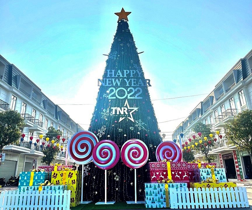 Nghệ An: Khu đô thị TNR Stars Diễn Châu tưng bừng đón lễ Giáng sinh