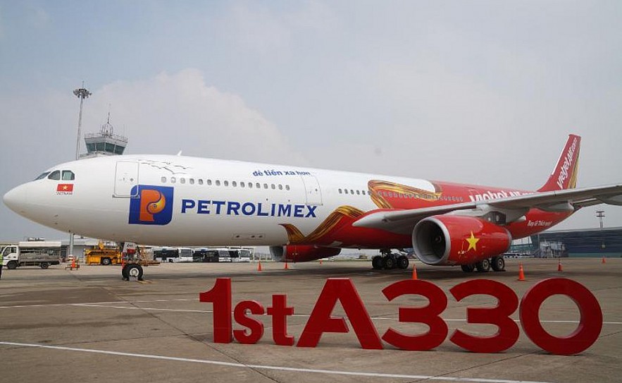 Vietjet đón tàu bay thân rộng A330 đầu tiên, chúc mừng mùa Giáng sinh 2021