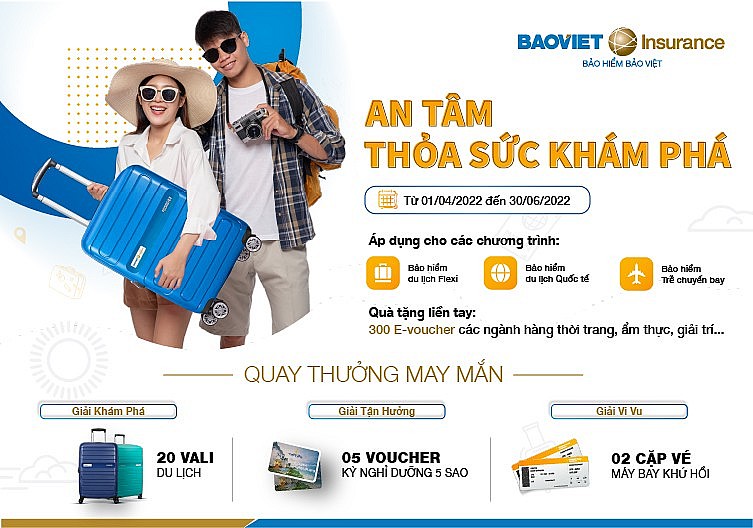 Bảo hiểm Bảo Việt triển khai chương trình “An tâm thỏa sức khám phá”