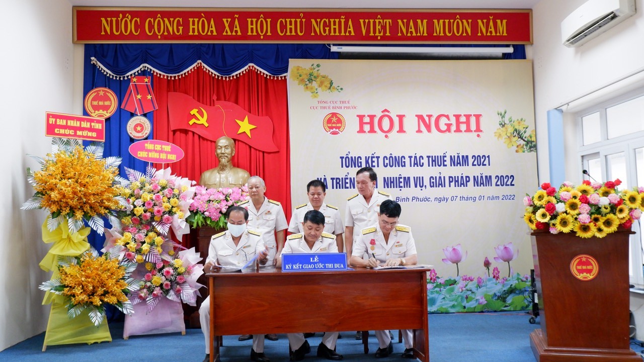 Cục Thuế tỉnh Bình Phước thu ngân sách năm 2021 đạt 192% dự toán