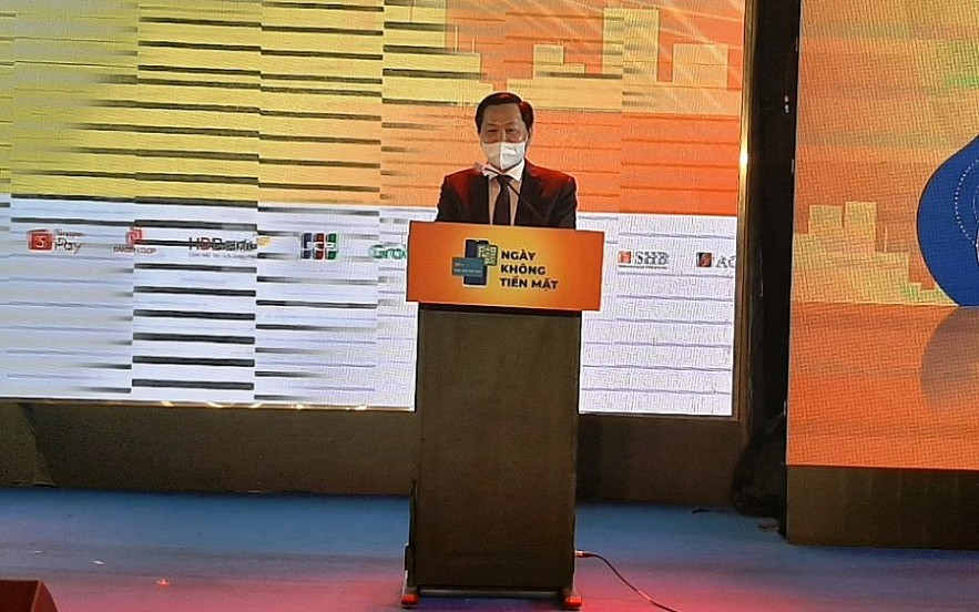 Phó Thủ tướng Chính phủ Lê Minh Khái phát biểu chỉ đạo tại hội thảo. Ảnh Đỗ Doãn