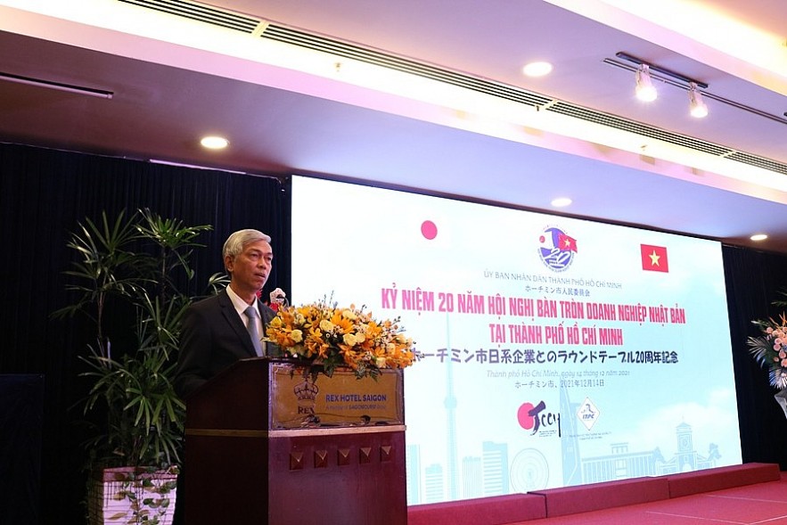 Phó Chủ tịch UBND TP. Hồ Chí Minh phát biểu tại hội nghị. Ảnh Đỗ Doãn